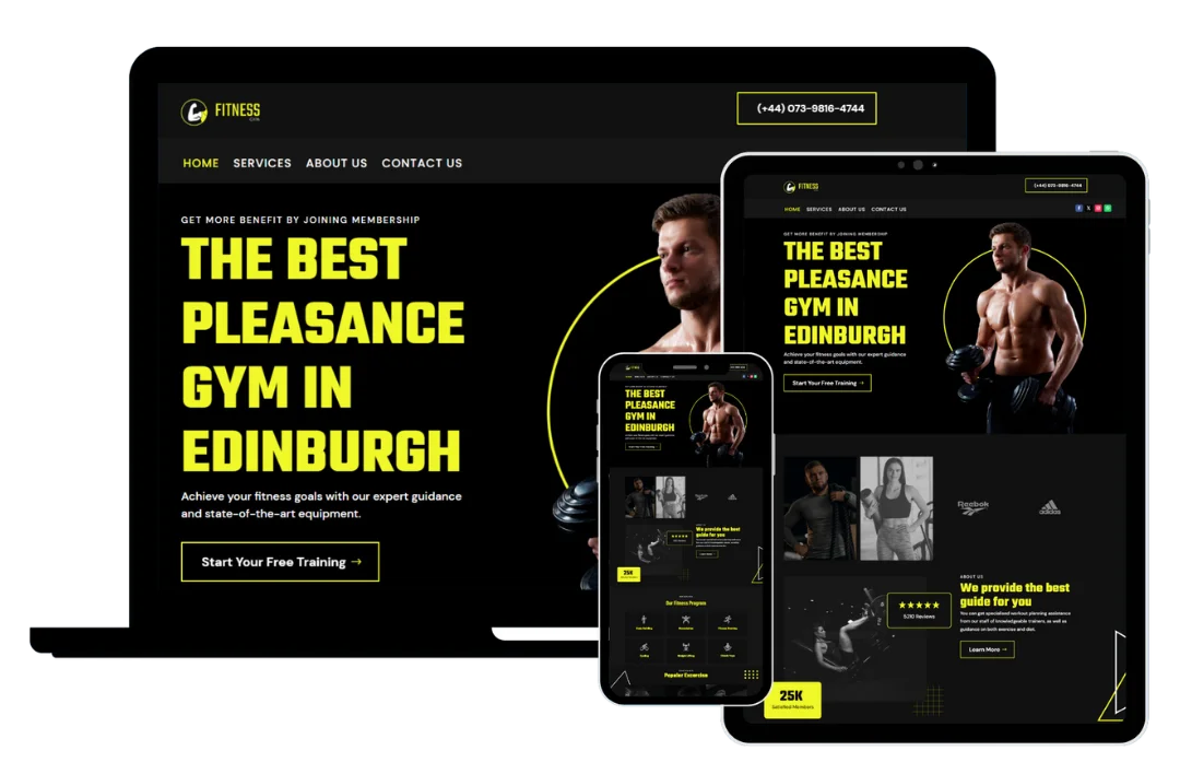 Gym-website-template Gym-website-template