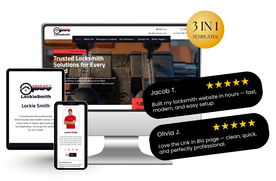 Lock-Smith-Wordpress-Website Lock Smith WordPress Website