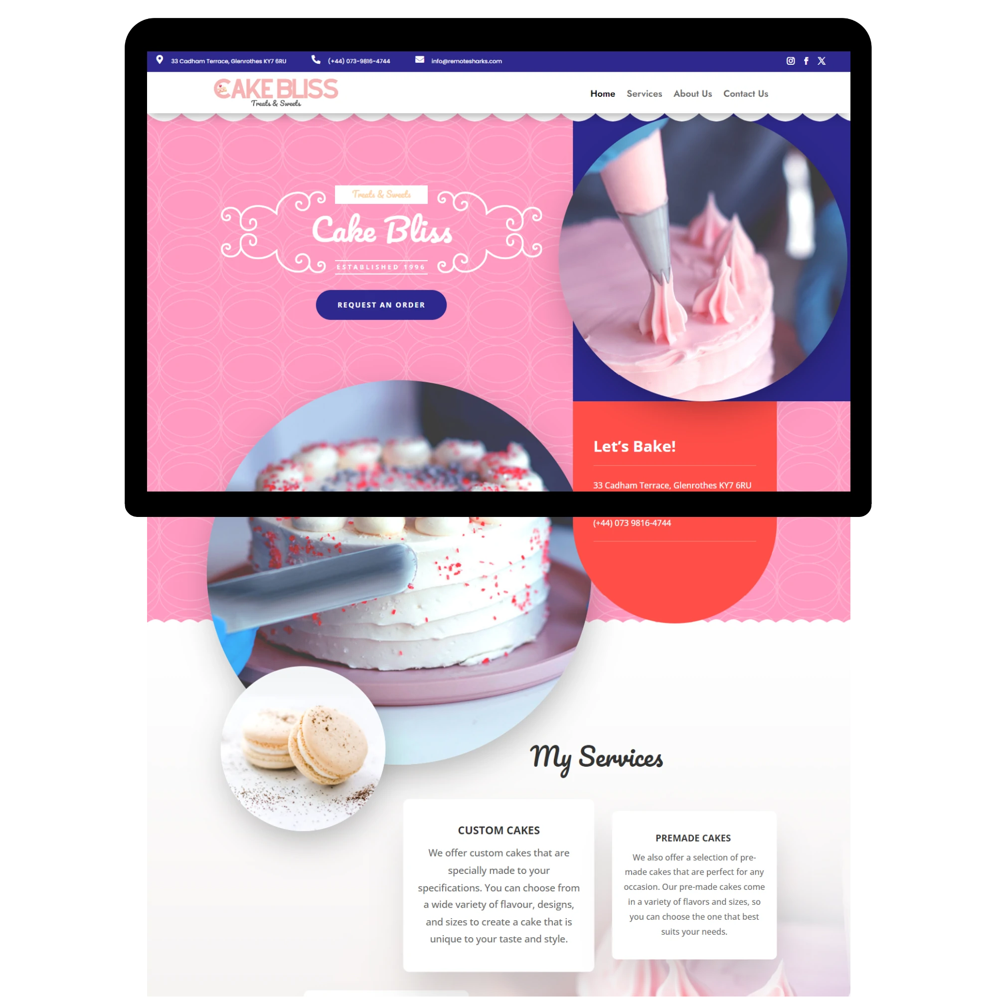 Wordpress-Design-Cake-Bakery-Template Wordpress Design Cake Bakery Template