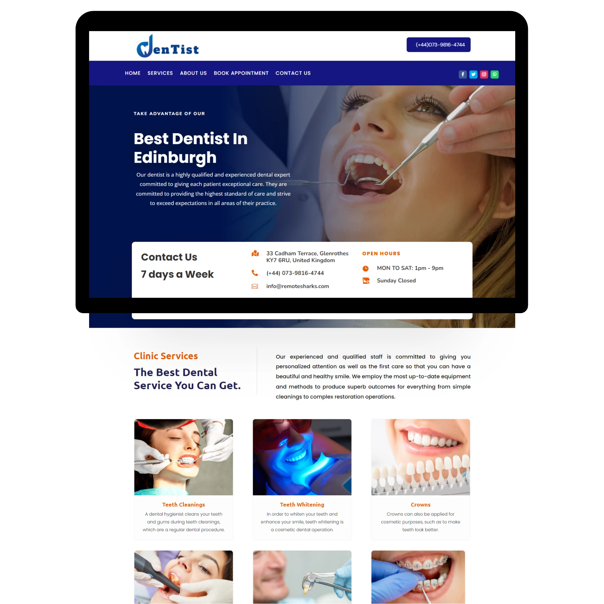 Wordpress-Design-Dentist-Template Wordpress Design Dentist Template
