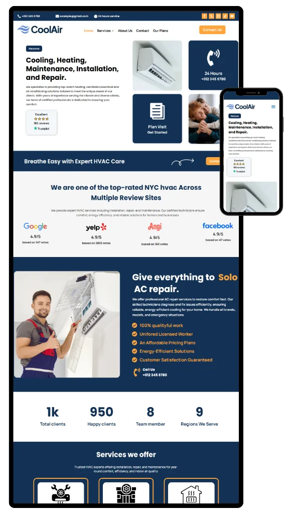 Wordpress-HVAC-Website Wordpress HVAC Website