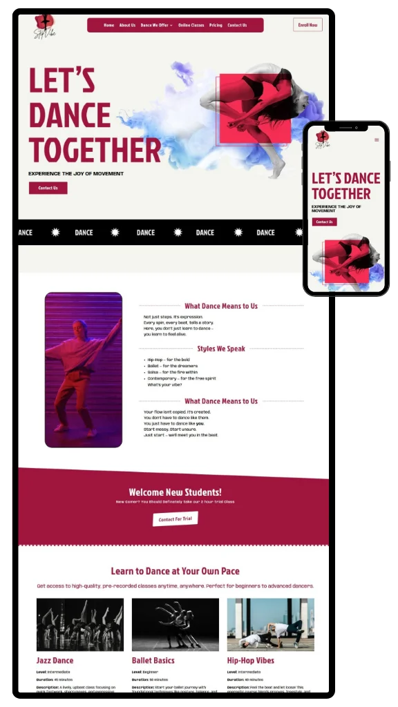 Wordpress-Dance-Studio-Website (2) Wordpress Dance Studio Website