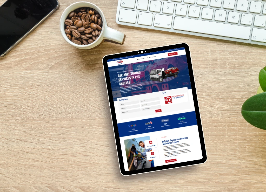 Wordpress-Website-For-Towing-Service towing service website