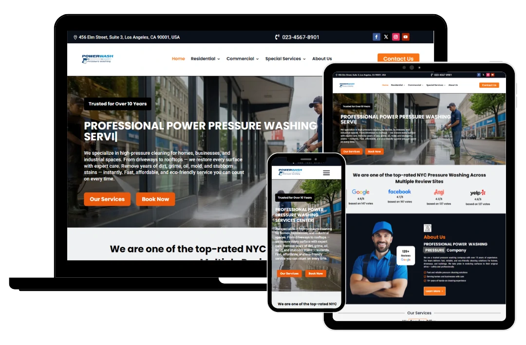 pressurewash-WordPress-Website Pressure wash WordPress Website