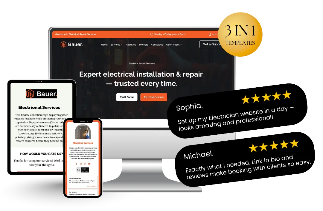 Electrician-website-template