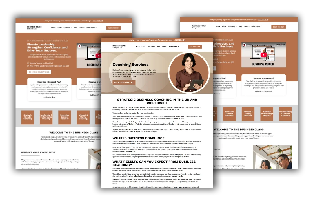 hvac service and location pages