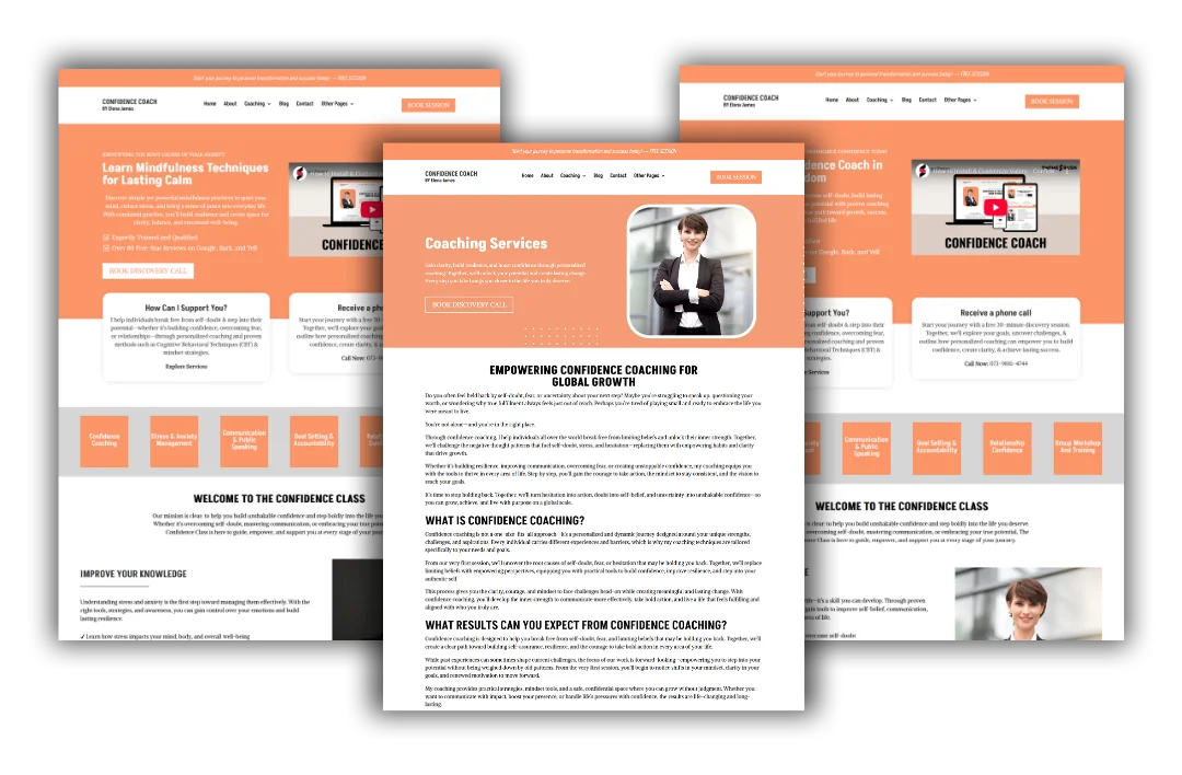hvac service and location pages