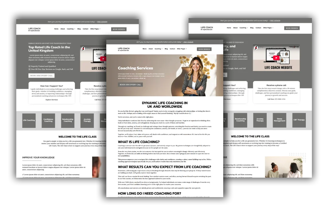 hvac service and location pages