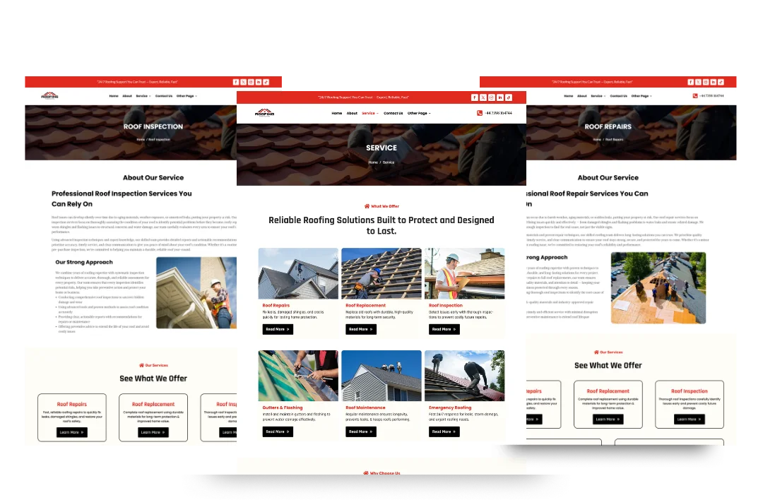 hvac service and location pages