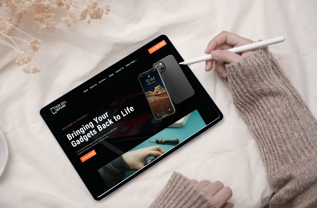 Mobile Repair WordPress Template – Divi Theme for Phone & Device Technicians - Image 4