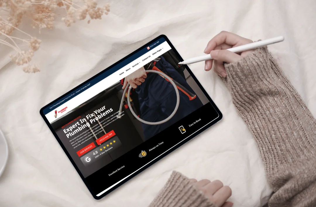 A professional showcase of the Elara WordPress theme for marketing agencies, featuring a luxury monochrome design. The layout is displayed across a desktop monitor, tablet, and smartphone, highlighting an elite 98 performance score and positive 5-star testimonials from James and Sarah.