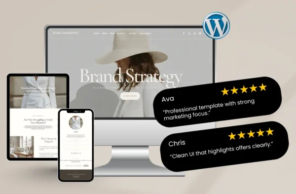 Business & Marketing Website Template - WordPress Divi5 Theme for Agencies & Professionals