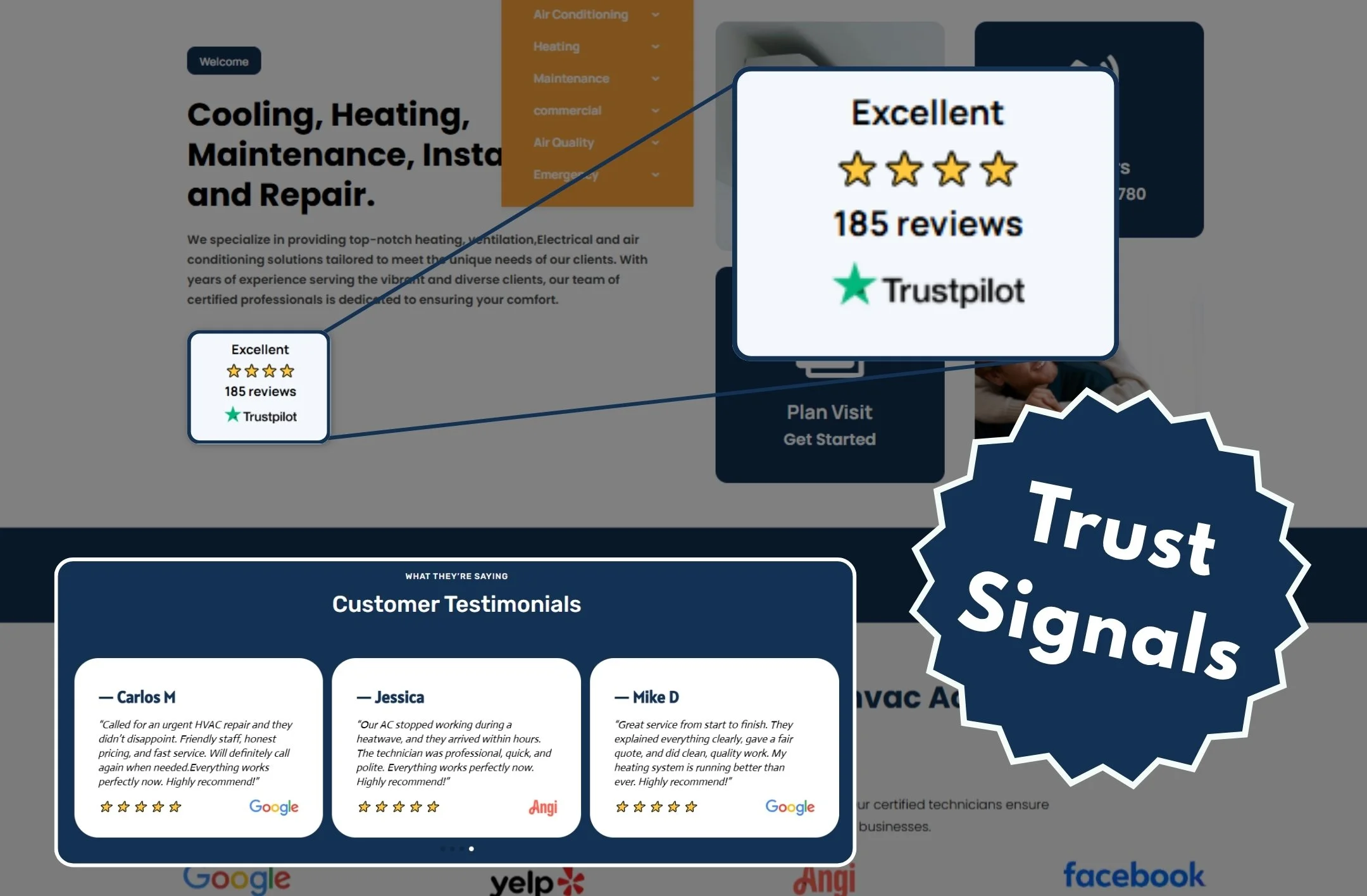 Trust Signals Must Be Positioned Strategically