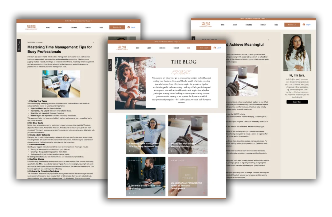 hvac service and location pages