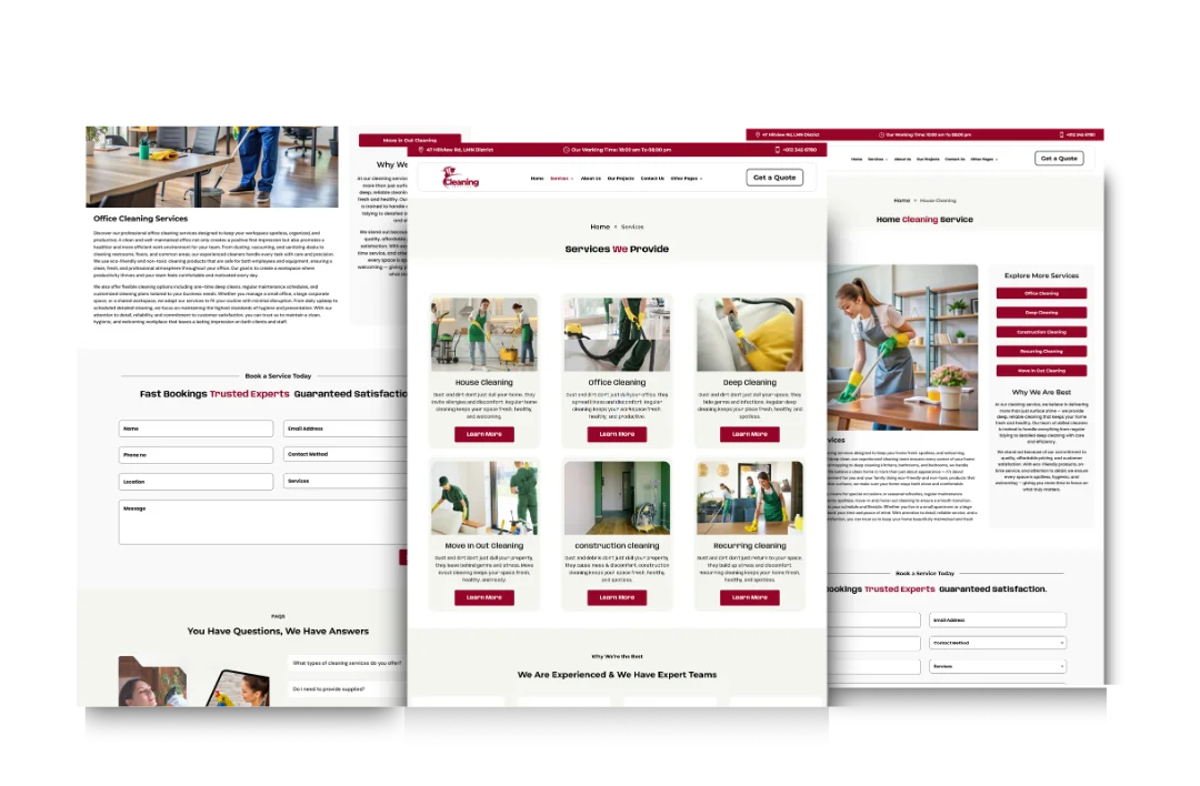 hvac service and location pages