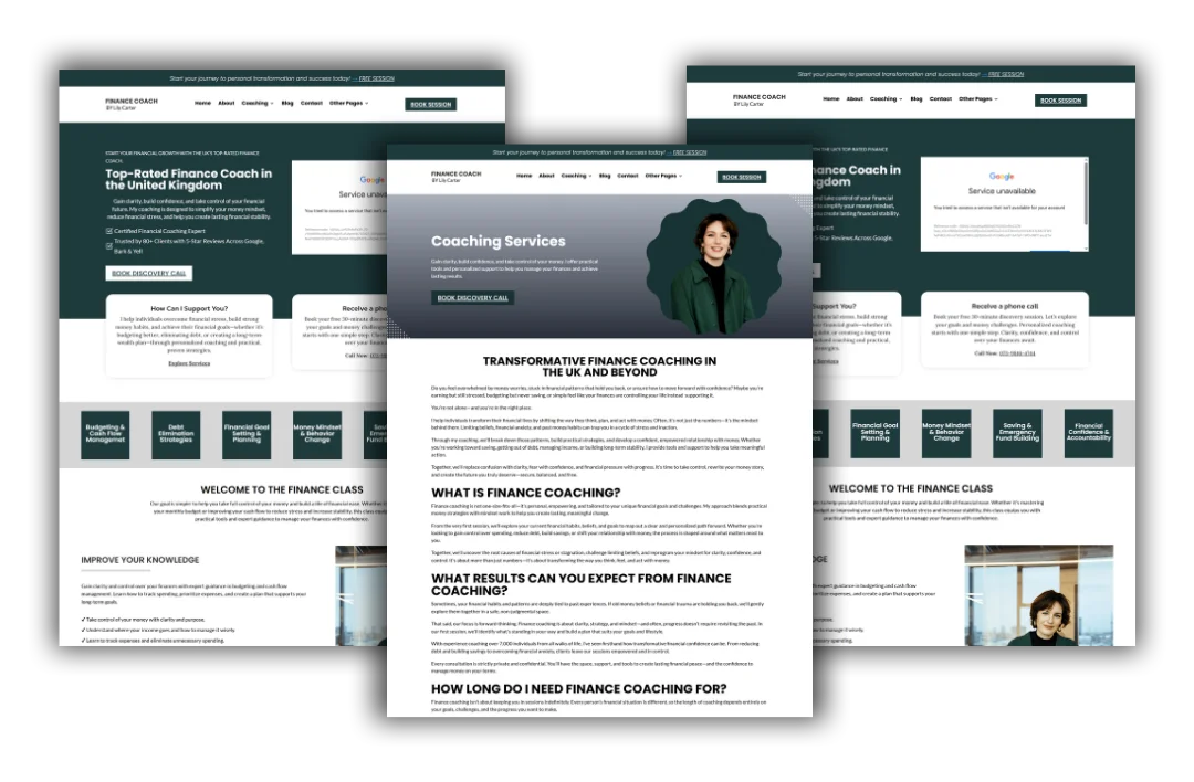 hvac service and location pages
