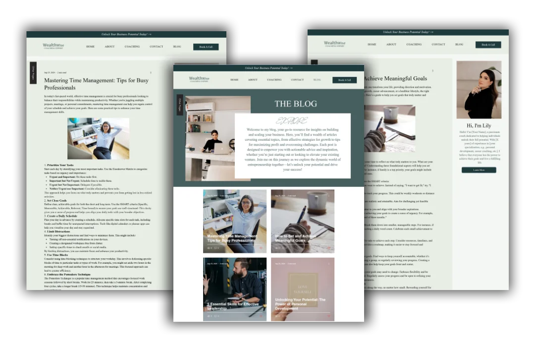 hvac service and location pages