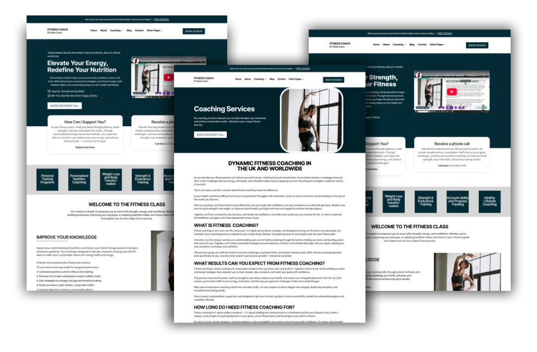 hvac service and location pages