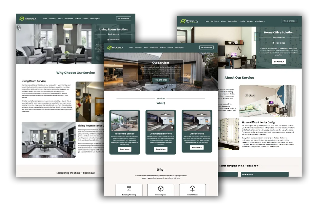 hvac service and location pages