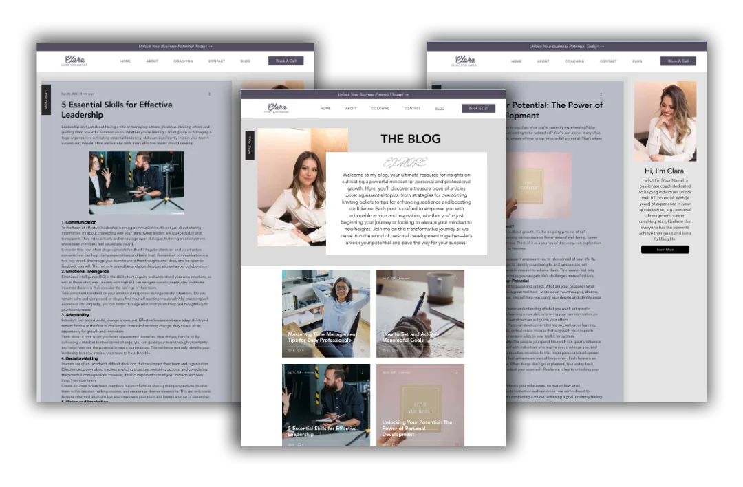 hvac service and location pages