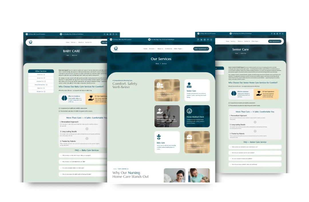 hvac service and location pages
