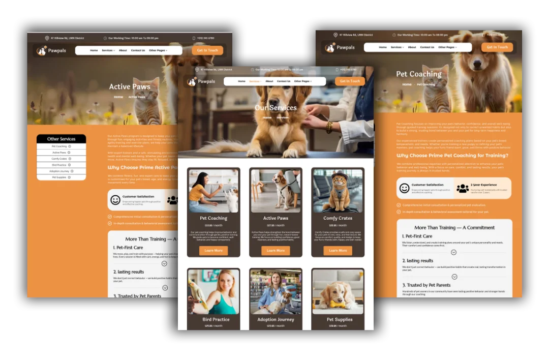 hvac service and location pages