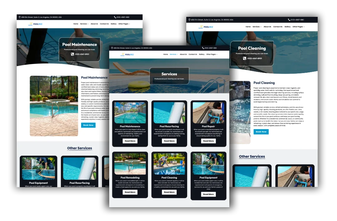 hvac service and location pages