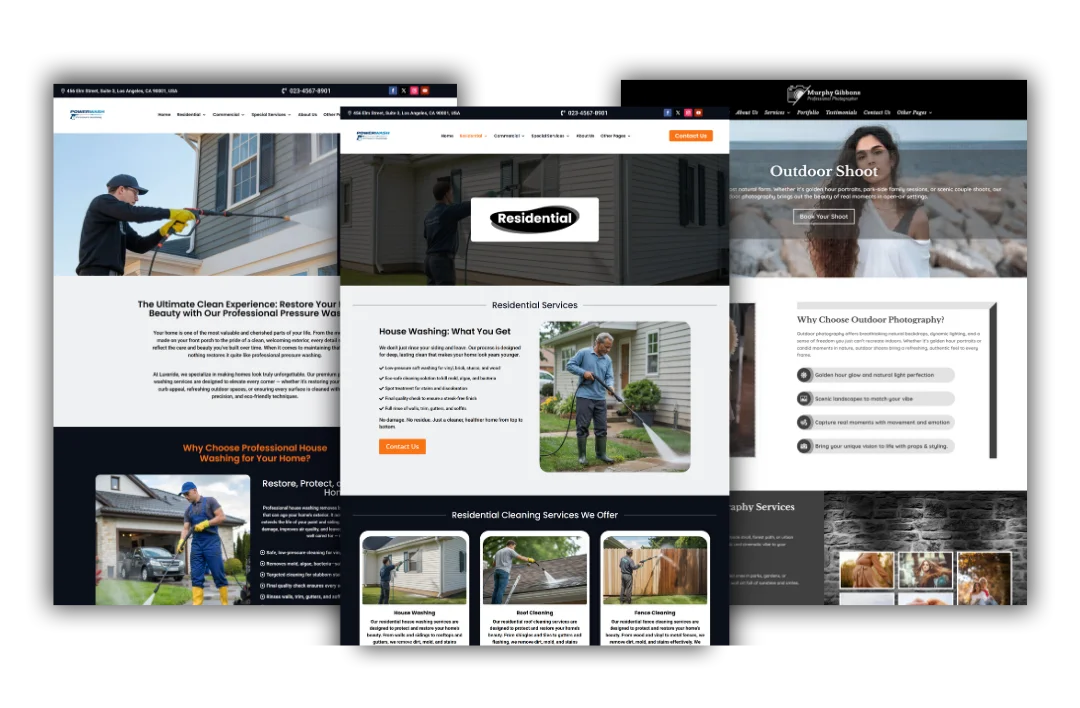 hvac service and location pages