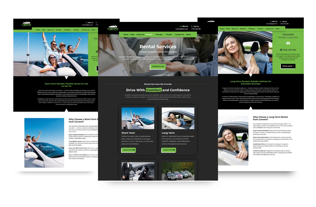 hvac service and location pages