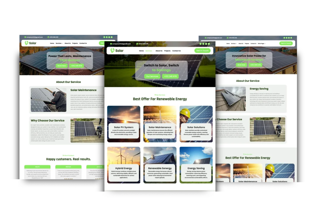 hvac service and location pages