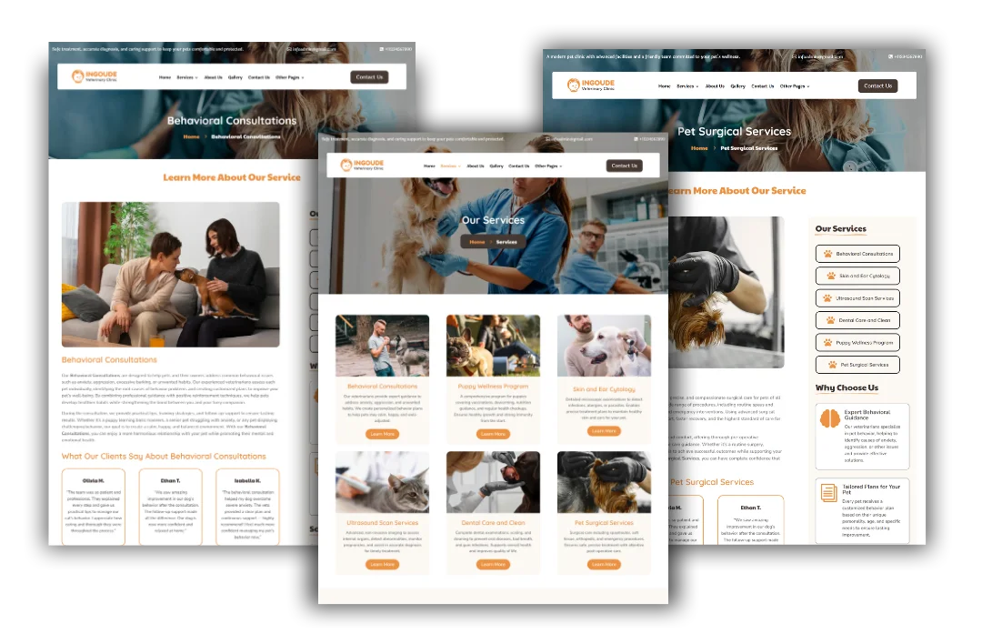 hvac service and location pages