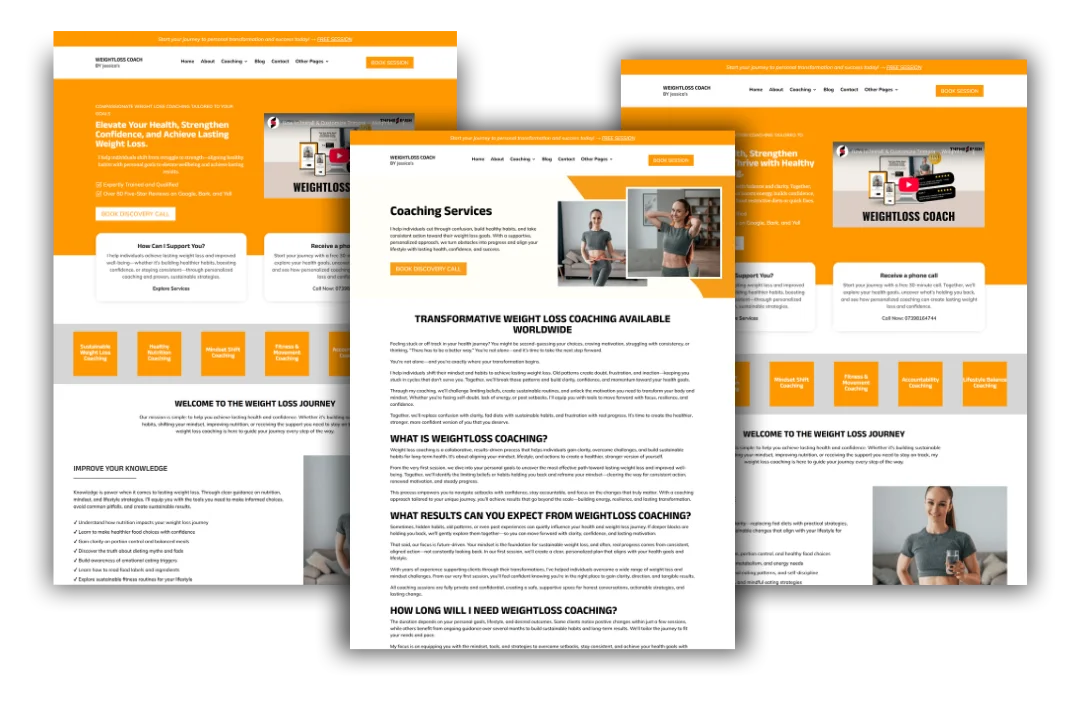 hvac service and location pages