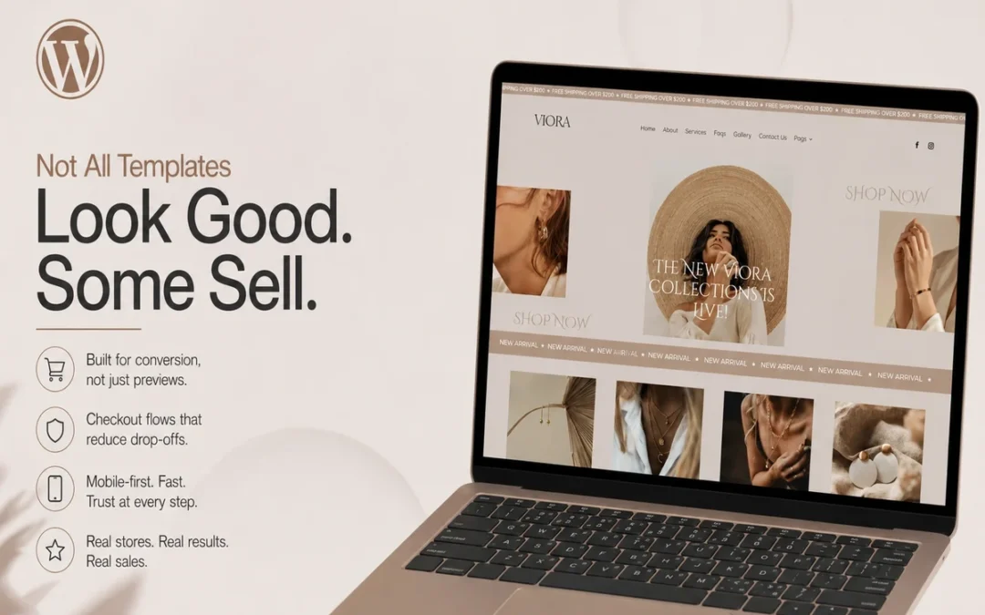 What Separates an E-commerce Website Template That Sells From One That Just Looks Good