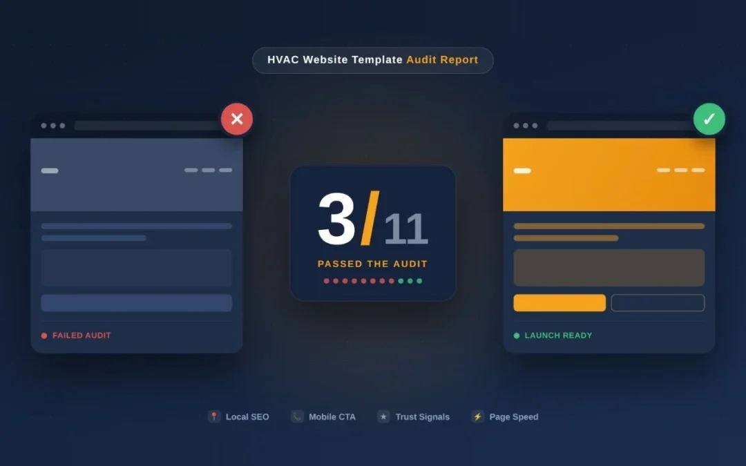 We Tested 11 HVAC Website Templates | Only 3 Were Actually Ready to Launch